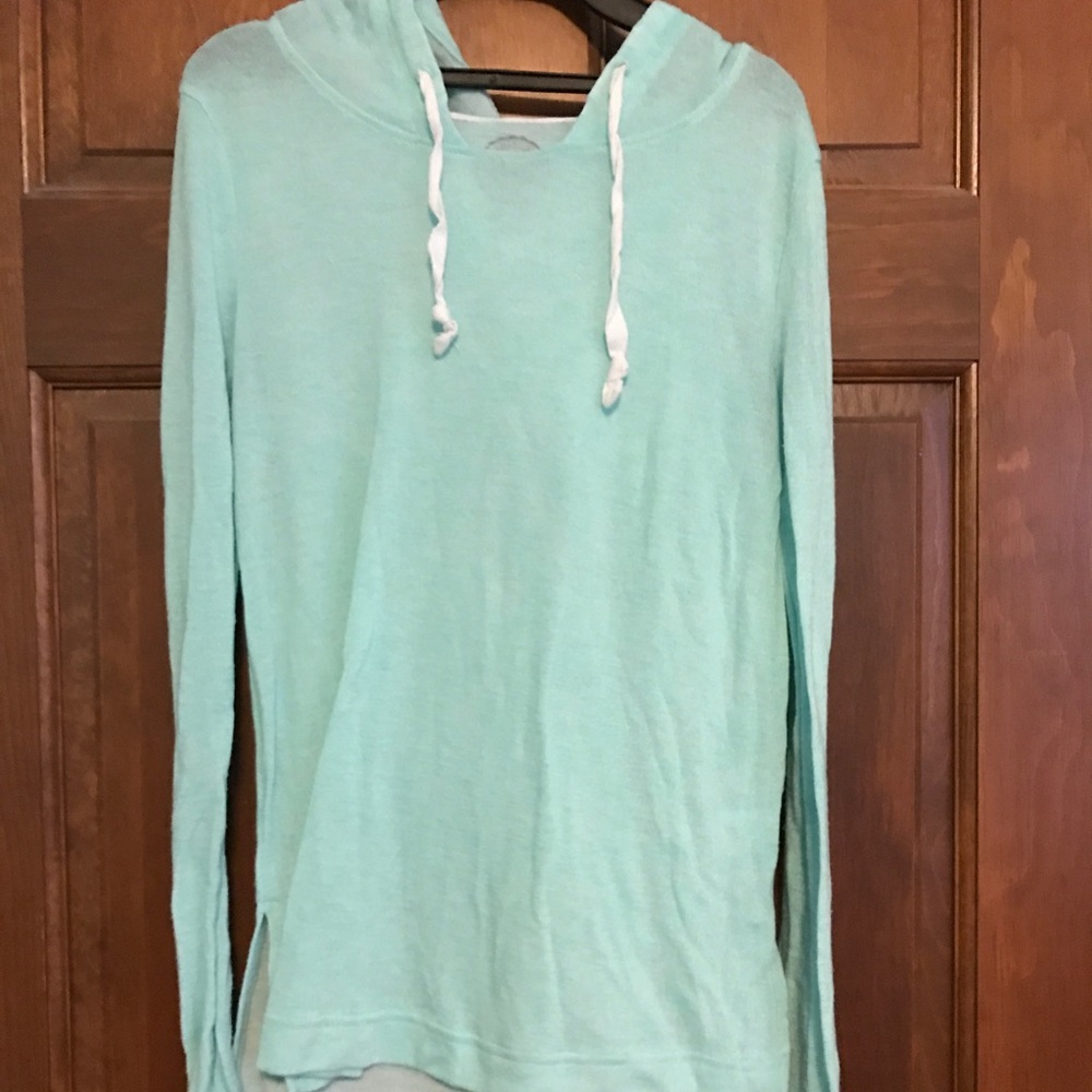 Teal light weight hoodie